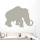 Animal Silhouette Mammoth Tan Wall Decal