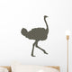 Brown Ostrich Wall Decal