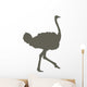 Brown Ostrich Wall Decal