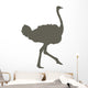 Brown Ostrich Wall Decal