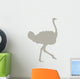 Tan Ostrich Wall Decal