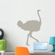 Tan Ostrich Wall Decal