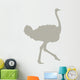 Tan Ostrich Wall Decal
