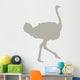 Tan Ostrich Wall Decal