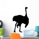 Black Male Ostrich Wall Decal