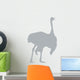 Grey Male Ostrich Wall Decal