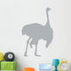 Grey Male Ostrich Wall Decal