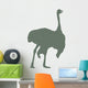 Green Male Ostrich Wall Decal