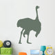 Green Male Ostrich Wall Decal