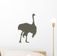 Brown Male Ostrich Wall Decal