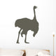 Brown Male Ostrich Wall Decal