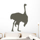 Brown Male Ostrich Wall Decal