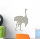 Tan Male Ostrich Wall Decal