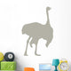 Tan Male Ostrich Wall Decal