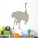 Tan Male Ostrich Wall Decal