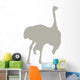 Tan Male Ostrich Wall Decal