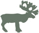 Green Reindeer Wall Decal