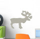 Tan Reindeer Wall Decal