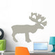 Tan Reindeer Wall Decal
