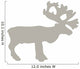 Tan Reindeer Wall Decal