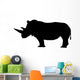 Black Rhinoceros Wall Decal