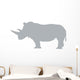 Grey Rhinoceros Wall Decal