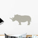 Tan Rhinoceros Wall Decal