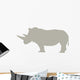 Tan Rhinoceros Wall Decal