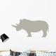 Tan Rhinoceros Wall Decal