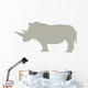 Tan Rhinoceros Wall Decal