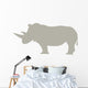 Tan Rhinoceros Wall Decal