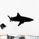 Realistic Black Shark Silhouette Wall Decal
