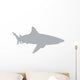Grey Shark Wall Decal