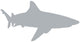 Grey Shark Wall Decal