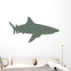 Olive Green Shark Wall Decal