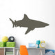 Brown Shark Wall Decal