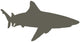 Brown Shark Wall Decal