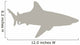 Tan Shark Wall Decal