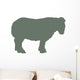 Green Sheep Wall Decal