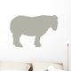 Tan Sheep Wall Decal