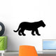 Young Black Tiger Cub Wall Decal