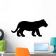 Young Black Tiger Cub Wall Decal