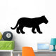 Young Black Tiger Cub Wall Decal