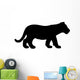 Young Black Tiger Cub Wall Decal
