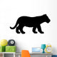 Young Black Tiger Cub Wall Decal