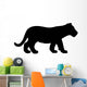 Young Black Tiger Cub Wall Decal