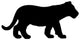Young Black Tiger Cub Wall Decal