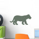 Young Green Tiger Cub Wall Decal