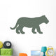 Young Green Tiger Cub Wall Decal