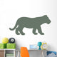 Young Green Tiger Cub Wall Decal